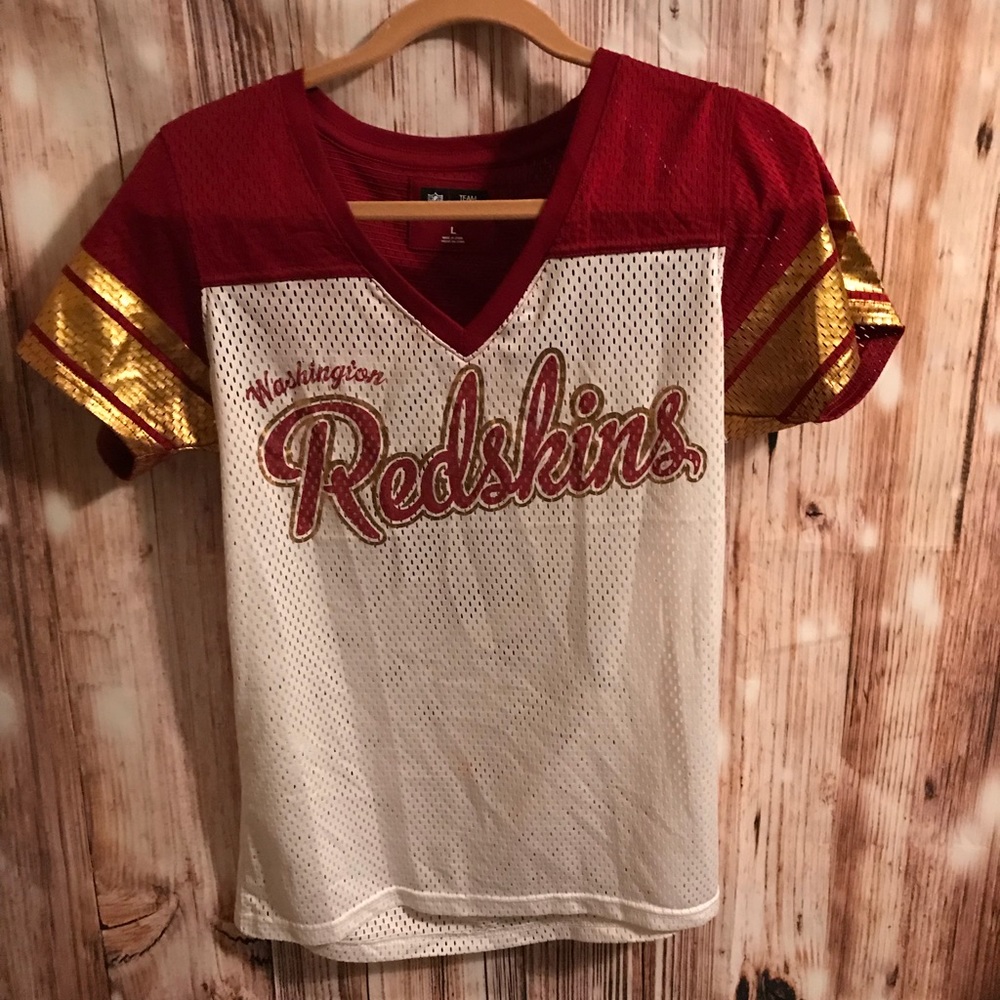 Redskins V-Neck Mesh Shirt